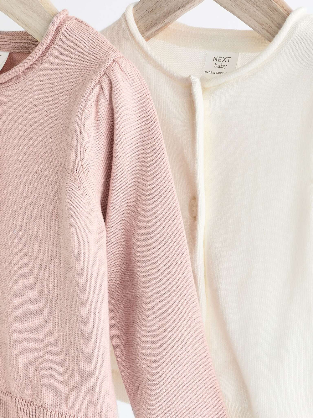 Кардиган для малышей Next K82-422, 2 шт., Розовый, Белый