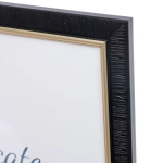 Фоторамка 30*21см «Дипломат» черная с золотом, пластик