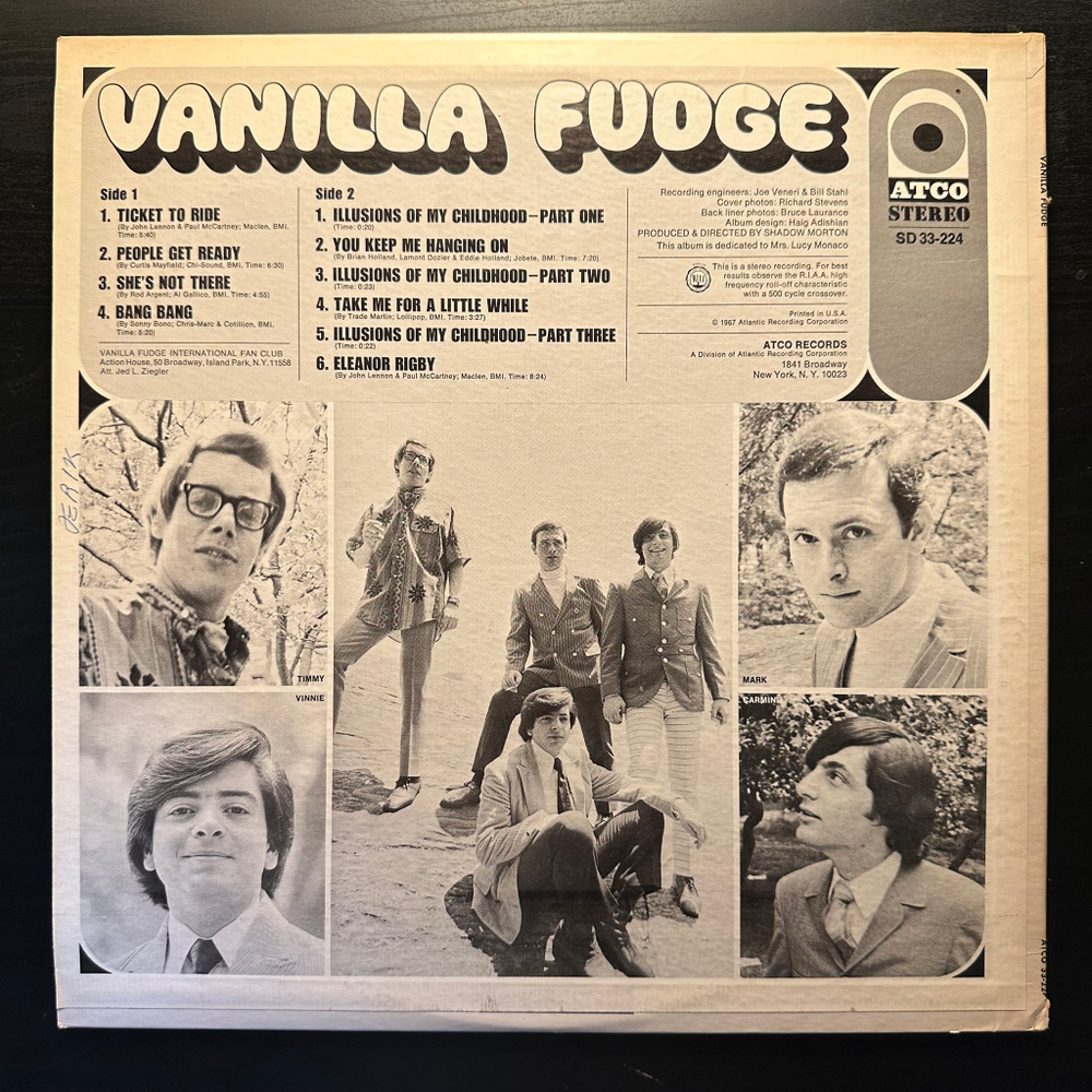 Vanilla Fudge - Vanilla Fudge (США 1969г.)