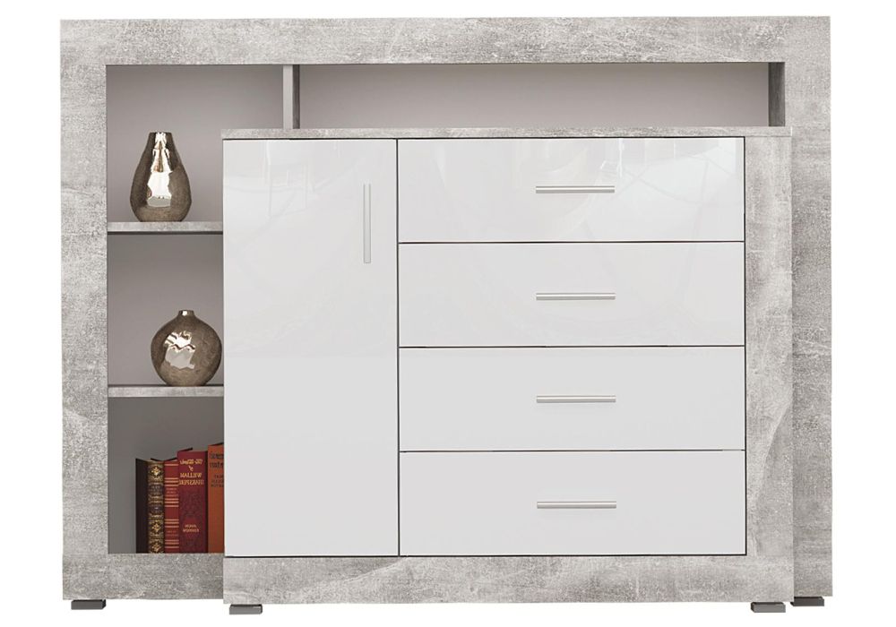 Комод Mирандa atelier / белый глянец