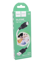 Кабель USB - Micro HOCO X90 (белый) 1м