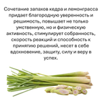 Кедр и лемонграсс, кубики восковые для ароматизации, 10 штук