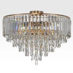 Citilux LEONNA CL320192 Люстра хрустальная Золото