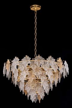 Подвесная люстра 14*Е14 LE3002/800 GD золото Erable Leon