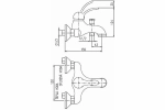 Смеситель для ванны RAV-Slezak LABE L054.5Z золото