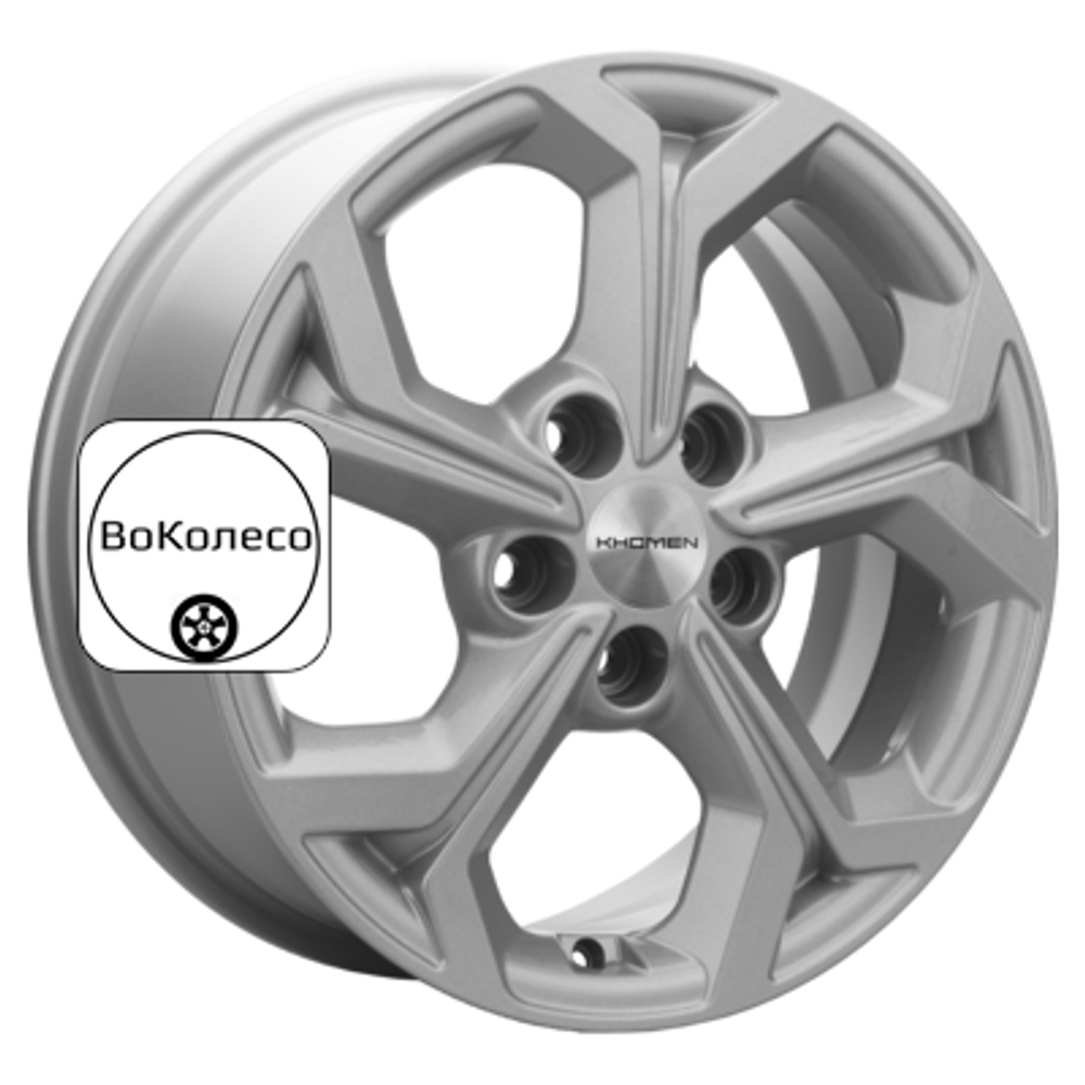6,5x16/5x114,3 ET46 D67,1 KHW1606 (Mitsubishi) F-Silver Khomen Wheels