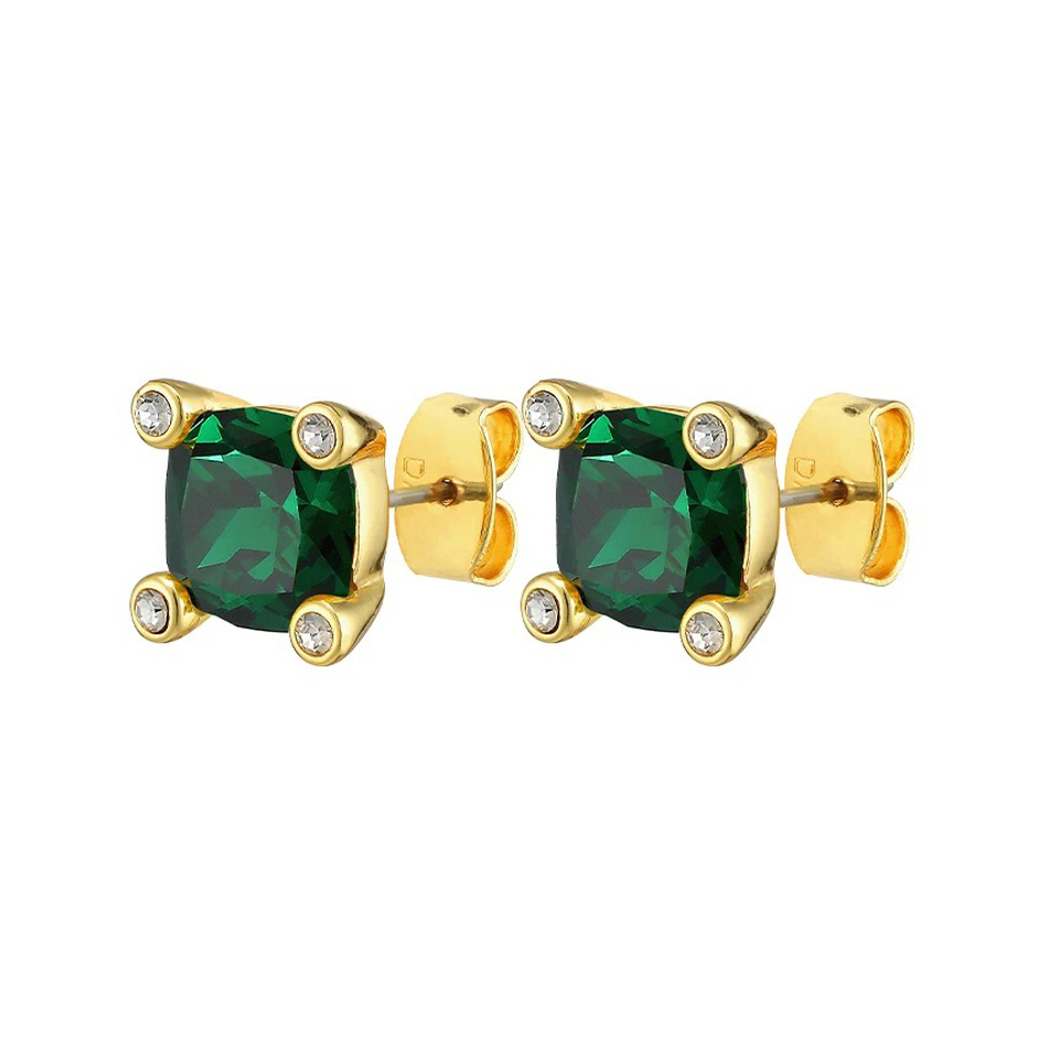 Серьги Dyrberg Kern CLARA SG GREEN 390045