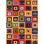 Ковер 2786 - MULTICOLOR - Прямоугольник - коллекция CRYSTAL 0,8*1,5м Color