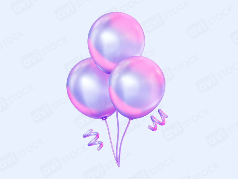 Голографические воздушные шары для дня рождения и праздников