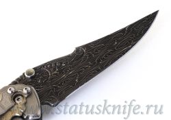 Нож Fairall Bradford Black Pearl Persian Auto Custom Protoфотография - 6