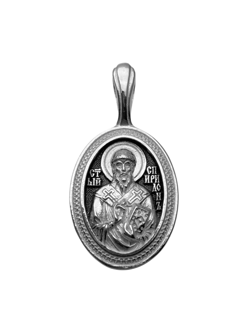 Образок из серебра/Чернение/Спиридон