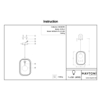 Люстра Maytoni Avola MOD431-PL-01-WG