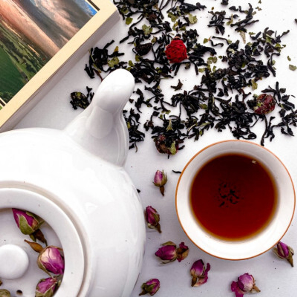 Черный чай BERRY-TEA с клюквой | 18гр | под стакан
