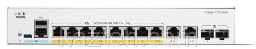 Коммутатор Cisco Catalyst C1300-8FP-2G