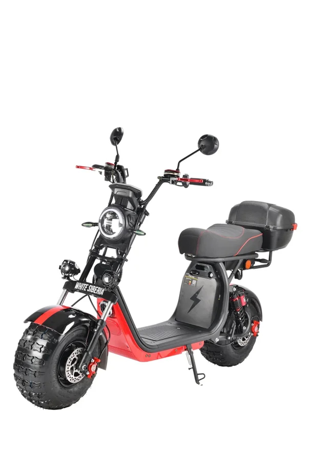 Электроскутер CityCoco White Siberia Pro 2WD 4000W Красный