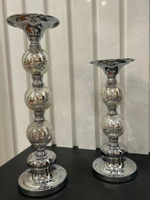 Подсвечник Garda Decor 22-86642S, настольный, 26 см, металл, цвет хром
