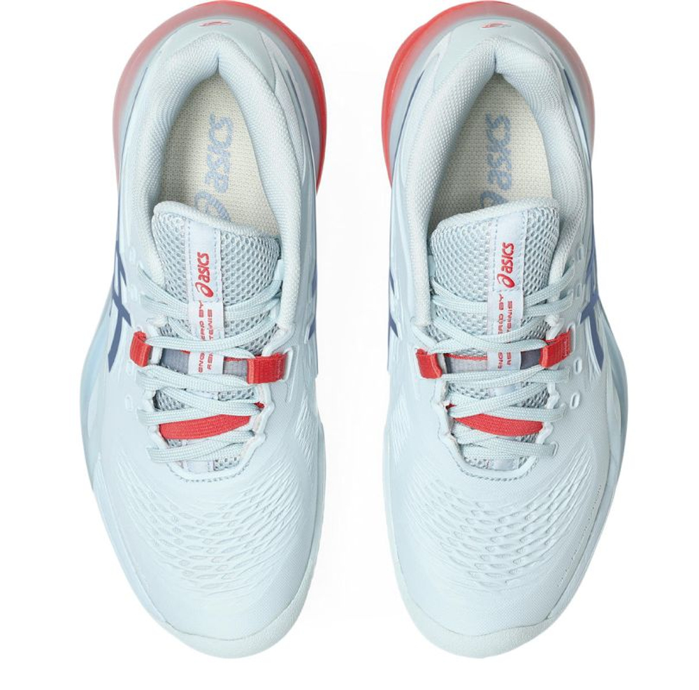 Женские теннисные кроссовки Asics Gel-Resolution X Clay - sky/grey blue