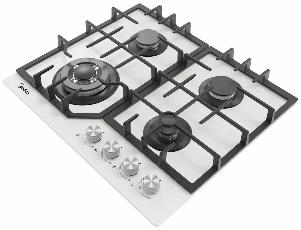 Поверхность варочная газ. Midea MG643TGW (белая)
