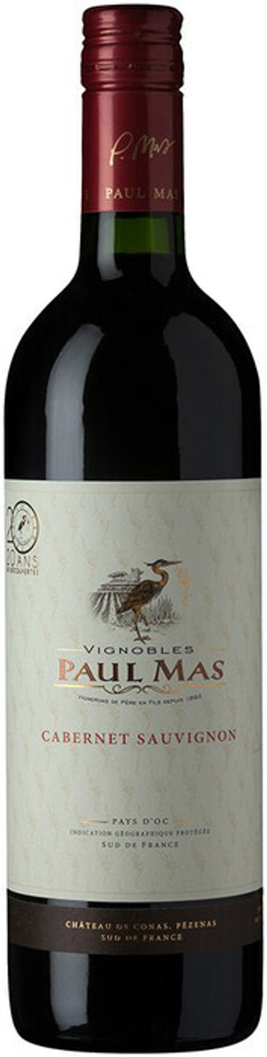 Вино Paul Mas Cabernet Sauvignon Pays d'Oc IGP, 0,75 л.