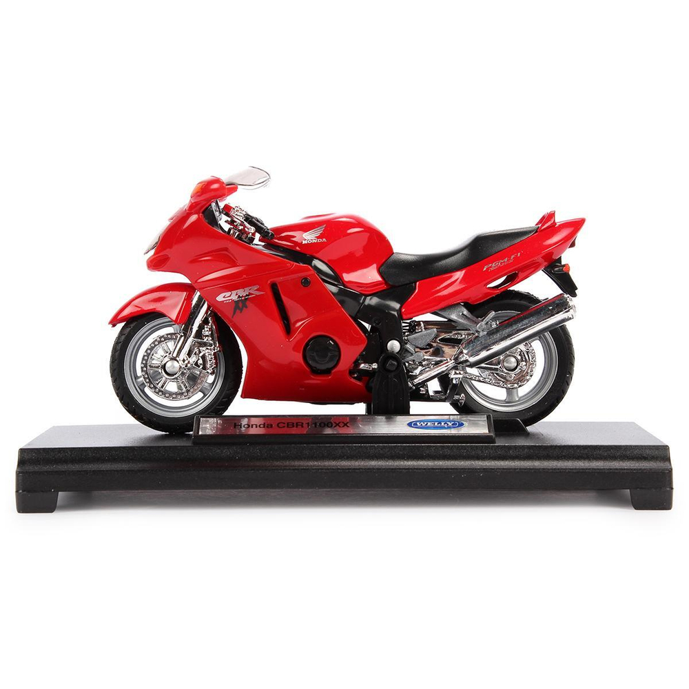 Мотоцикл ин. мет. 1:18 "Honda CBR1100xx" в коробка 12143PW (Kinsmart)