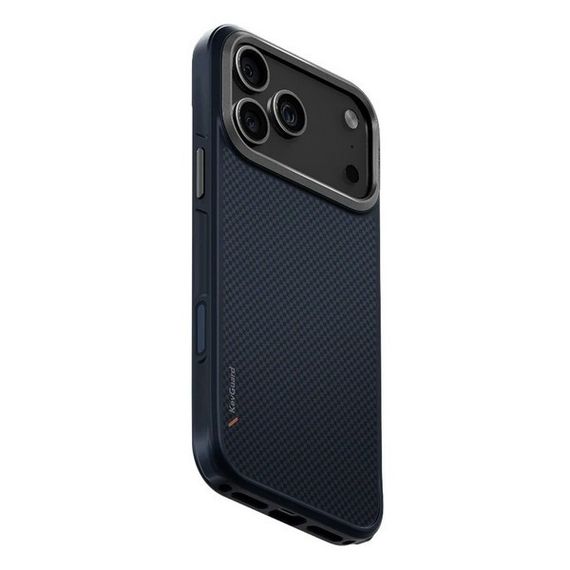 Чехол Uniq Keva MagSafe для iPhone 17 Pro Kevlar Trance Blue (IP6.3P(2025)-KEVAMTBLU)