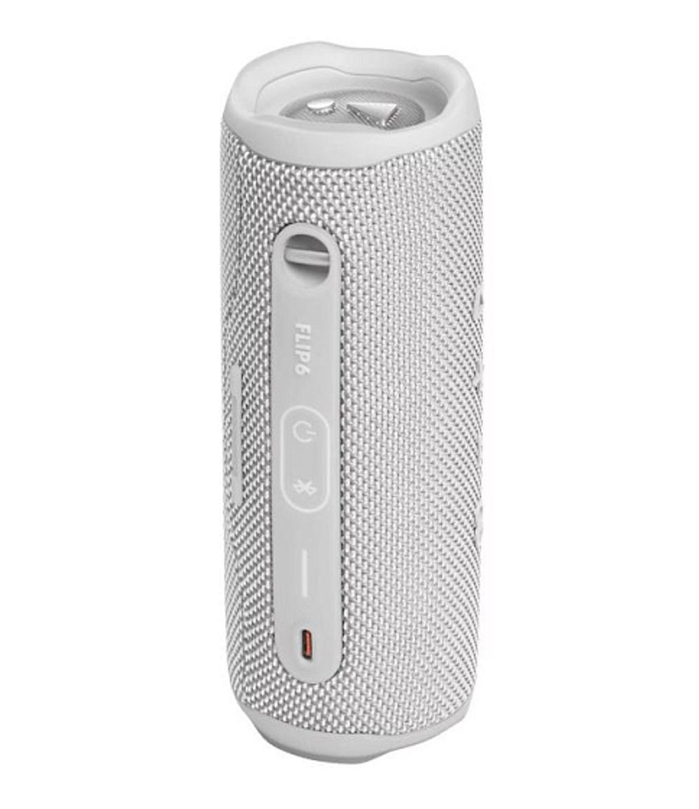 Портативная колонка JBL Flip 6 White - купить на официальном сайте JBL