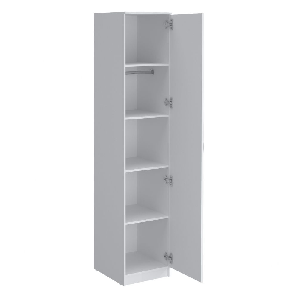 Пенал 450 Париж (белый), МФ 1+1