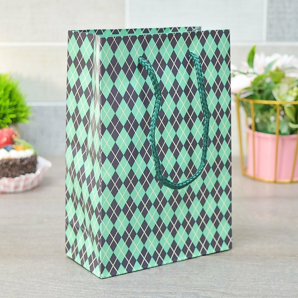 Пакет бумажный 14*20*7см с ручками микс MS25 601-605