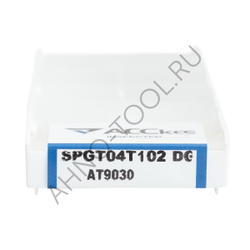 Пластина твердосплавная SPGT04T102 DG, AT9030 "ACCKee"