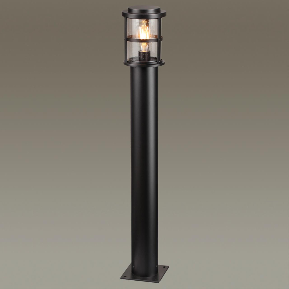 4964/1F NATURE ODL22 715 черный/стекло Ландшафтный светильник на столбе E27 1*60W IP44 MAGUS