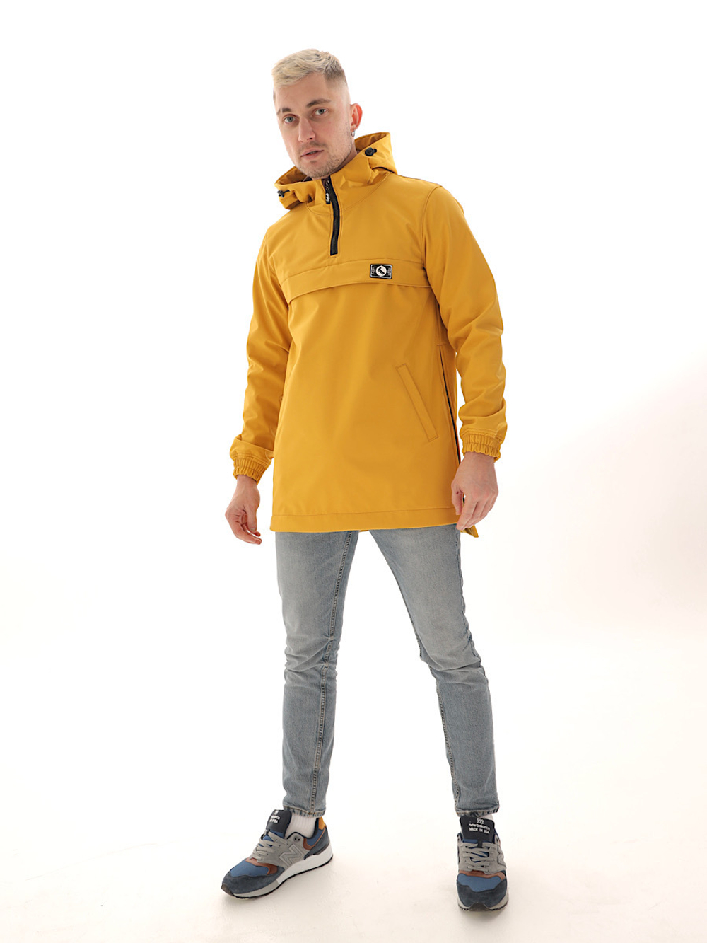 Анорак софтшелл город горький горчичный