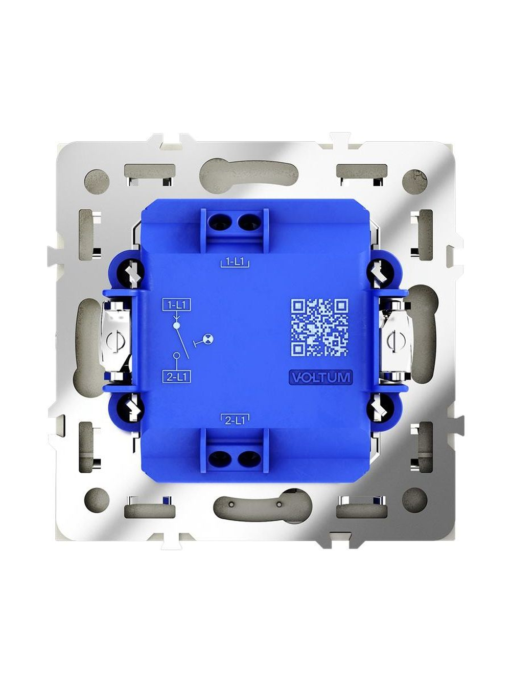 Выключатель 1-кл СП S70 10А с подсветкой механизм шелк Voltum VLS010204