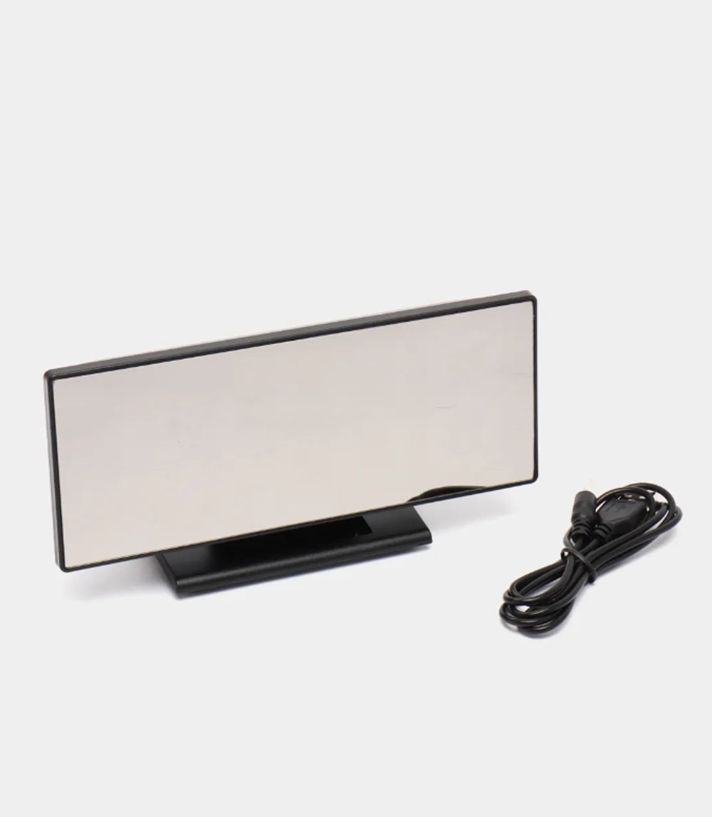 Часы зеркальные LED MIRROR DS-3618L Зеленое свечение
