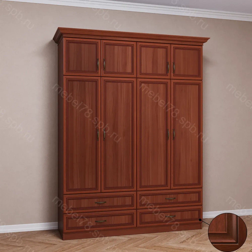 Шкаф распашной с антресолью 4/10