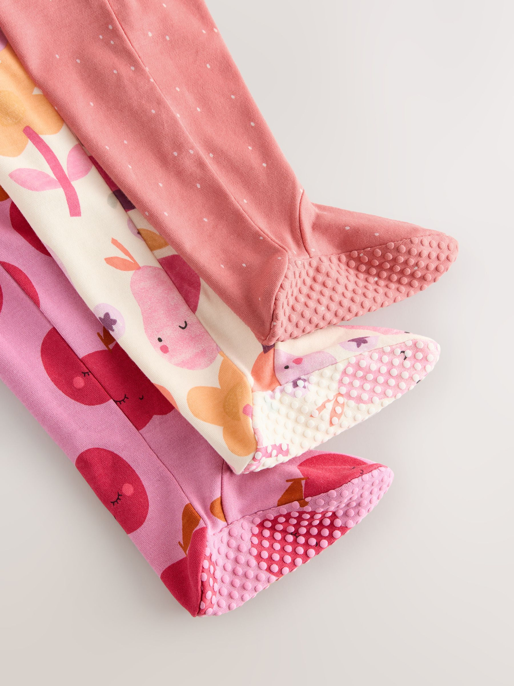 Комбинезон / Cлип для малышей Next F35-967, 3 шт., Персиковый, Розовый