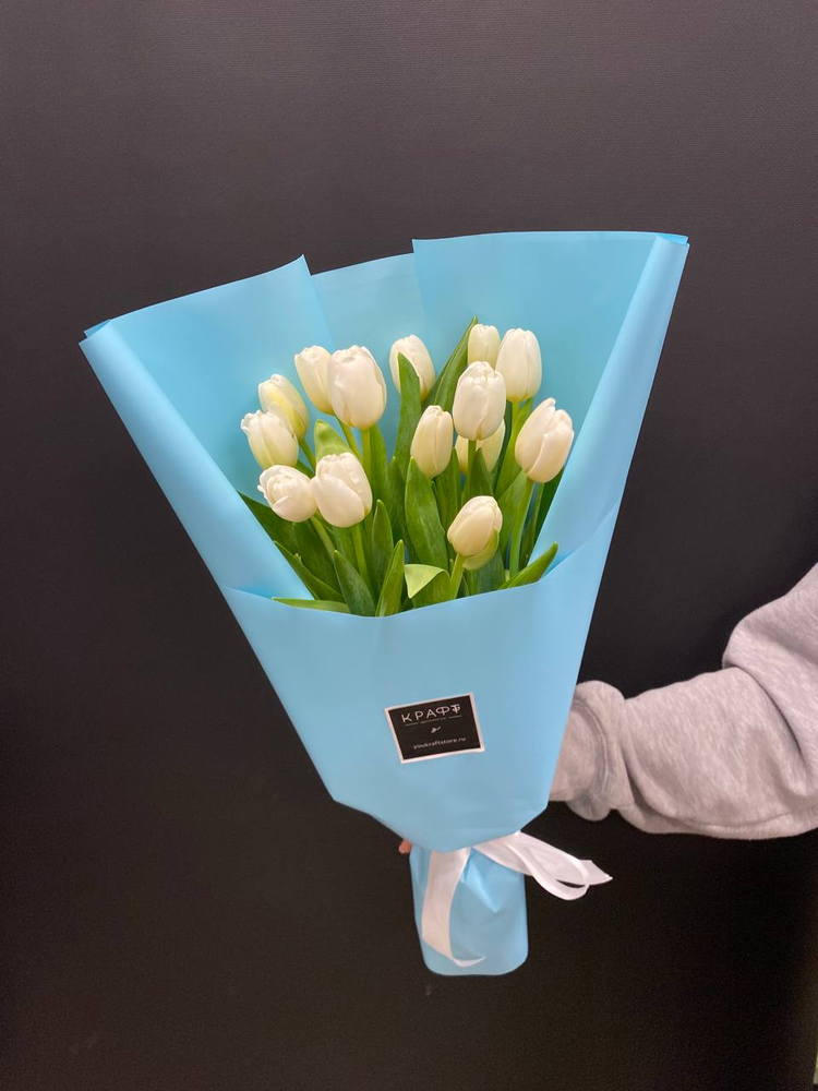Букет 15 тюльпанов
