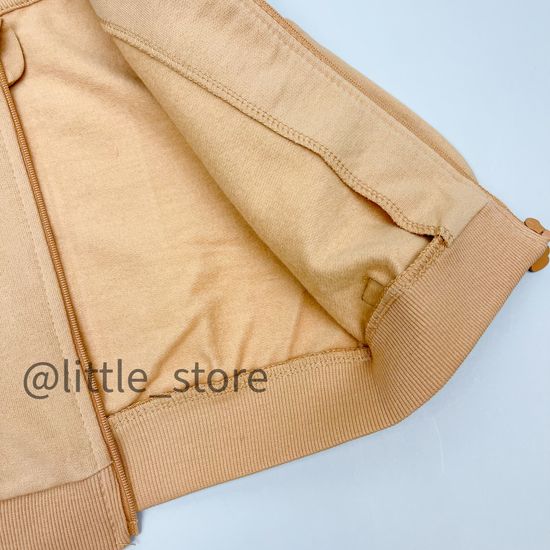 Толстовка "Таксы" из футера с начесом, итальянский песок