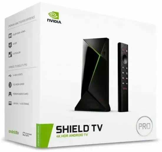 Медиаплеер NVIDIA SHIELD TV PRO, 2019, черный
