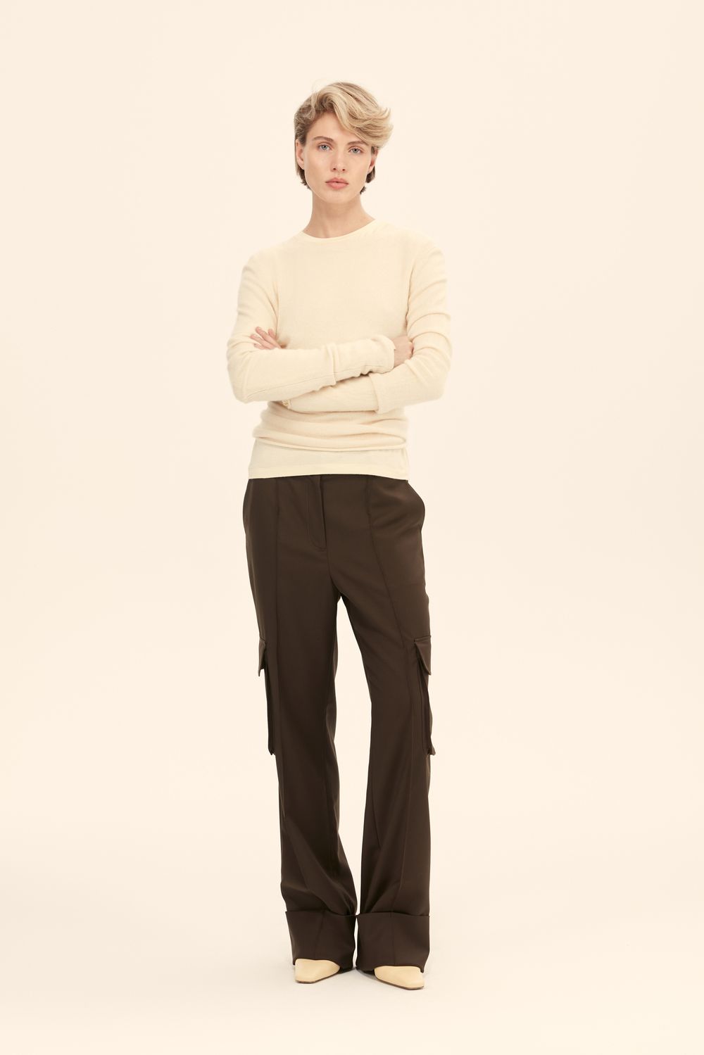 Брюки карго (Classy & Sassy), шоколадные