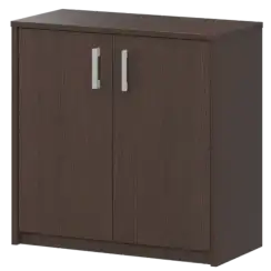 Стеллаж низкий закрытый А-302/А-602 Дуб венге 770x365x850 Арго