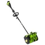 Greenworks GD40SS2 40В аккумуляторная снегоуборочная лопата (1 x 4 Ач, ЗУ) ковш 30 см, выброс 7.6 м 2603107UB