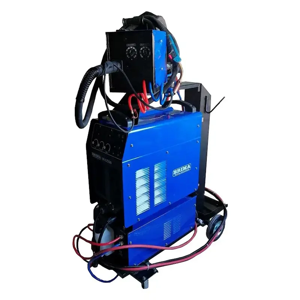BRIMA MIG-500 сварочный полуавтомат 380 в, с тележкой и блоком охлаждения БП-00000731