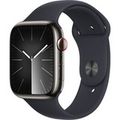 Apple Watch Series 9 GPS + Cellular 45mm Graphite Stainless Steel Case with Midnight Sport Band