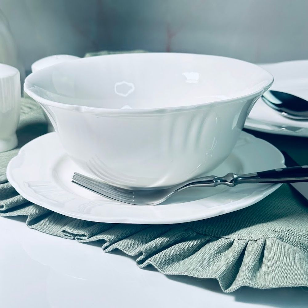 Lenardi 118-149 Набор из 6 салатников 18см RESTO в под.уп.(х6)Фарфор