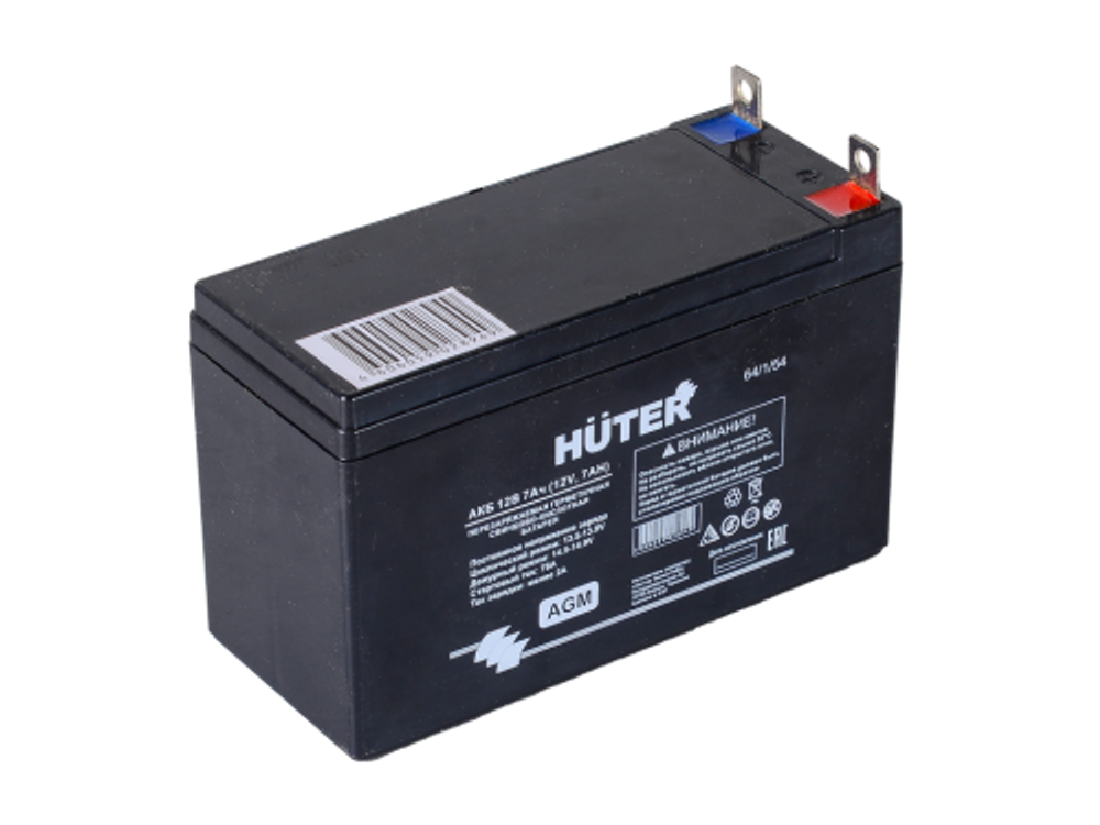 Аккумуляторная батарея АКБ 12В 7Ач Huter