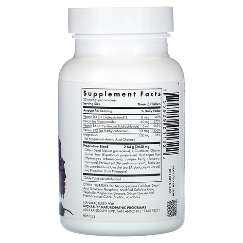 Michael's Health, Kidney Factors, 60 вегетарианских таблеток