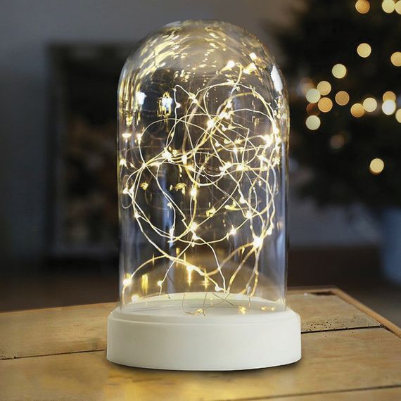 Световая фигура &quot;Колба с Нитью Роса&quot; 50LED 2700K, батарейки 3*АА, 23см, LT135