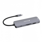Многопортовый разветвитель Verbatim USB-C Pro CMH-08 на 8 портов