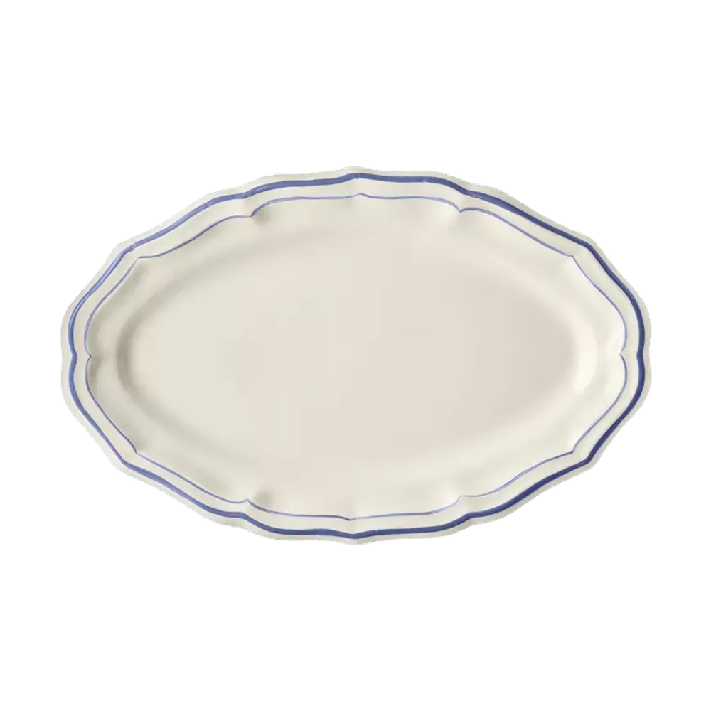 Блюдо овальное Gien Filet Bleu (41 см)
