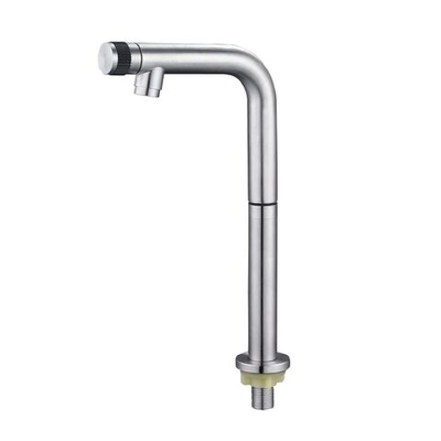 Смеситель для кухни, Solone, с кран-буксой, для одного типа воды, хром, SOL14-A630